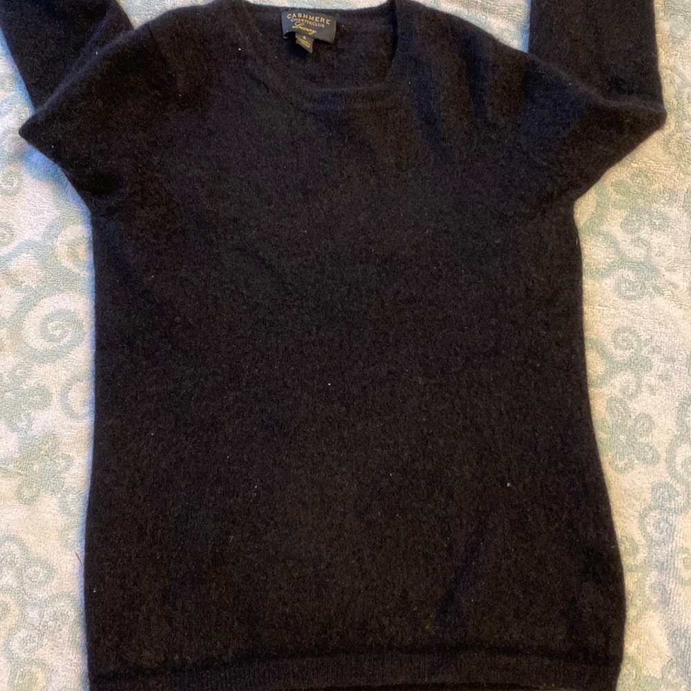 Girl black sweater